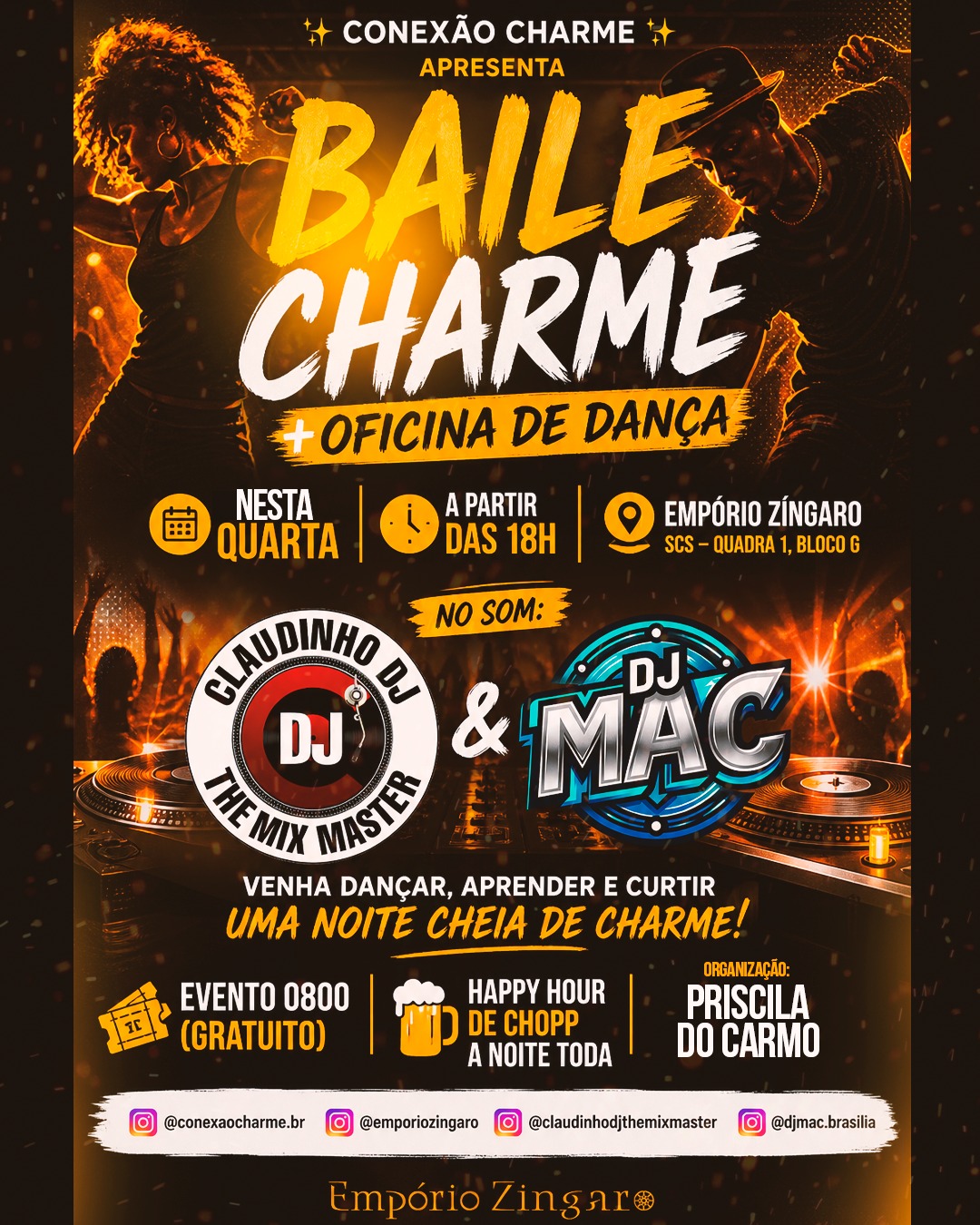 Flyer Secundário de CONEXÃO CHARME