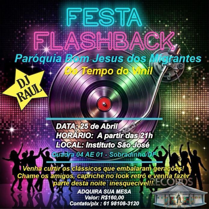 Flyer Secundário de DO TEMPO DO VINIL