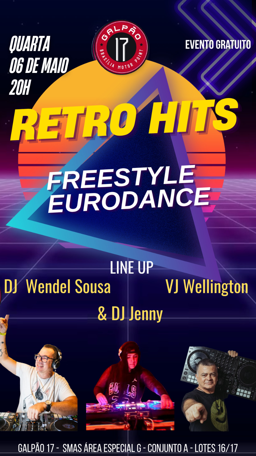 Flyer Secundário de RETROHITS